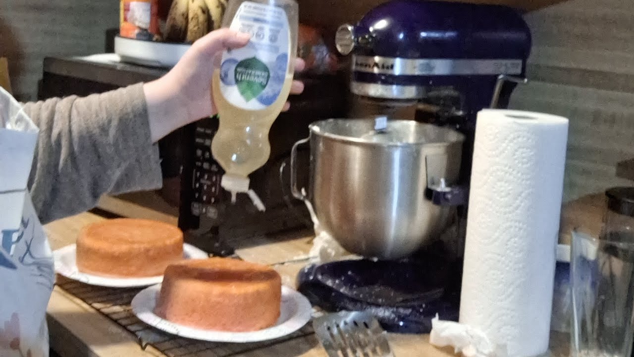 Making a cake for my 1000th youtube video (my oven catches on fire)