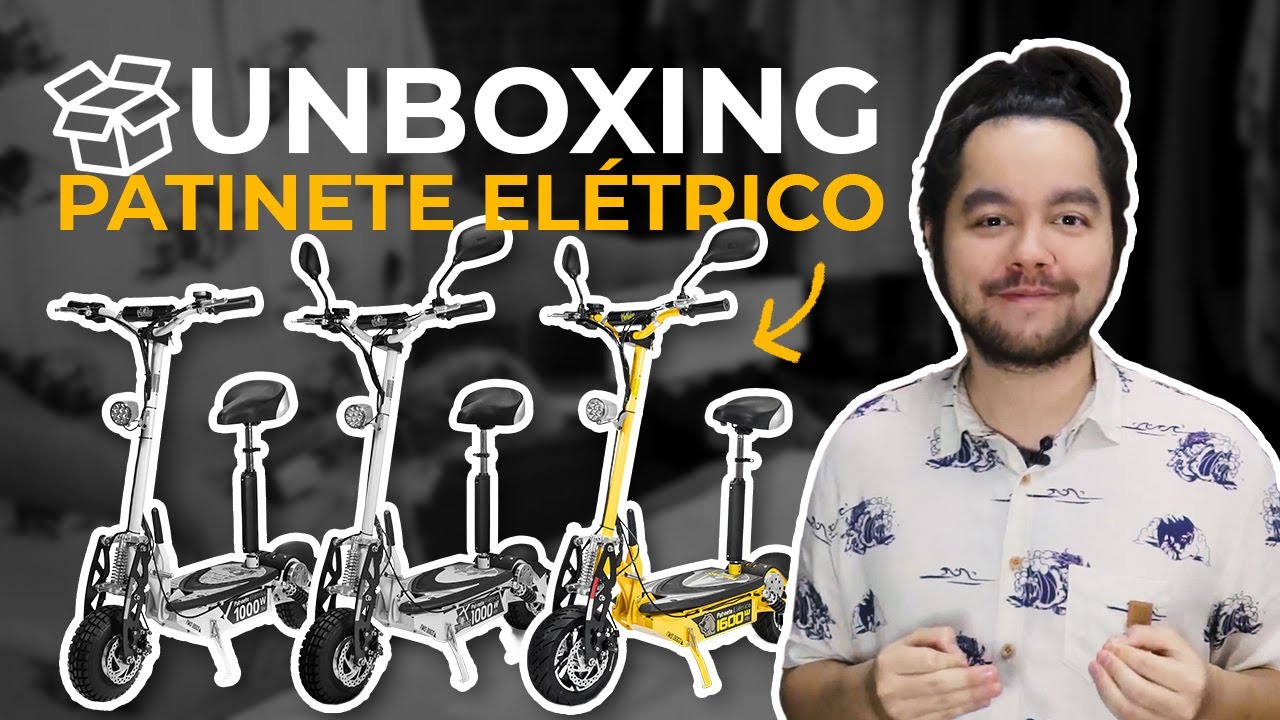 Unboxing e Review do Patinete Elétrico 1600w Two Dogs