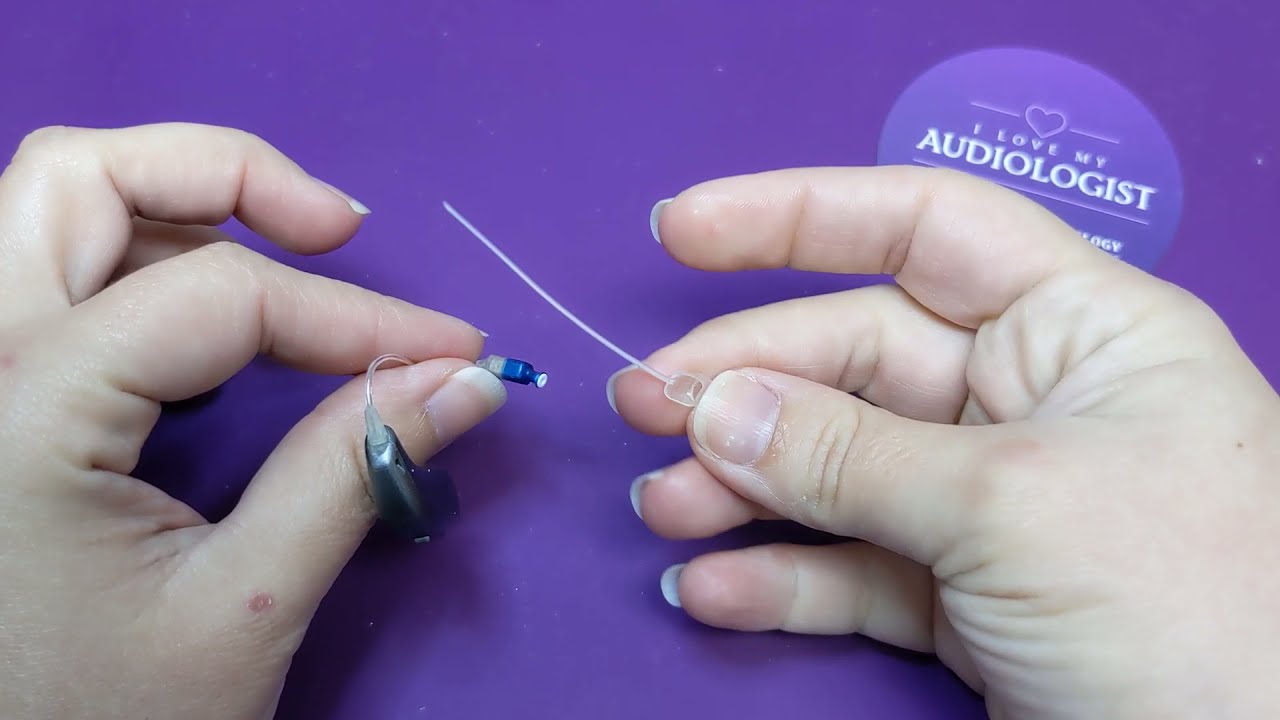 Tutorial: How to put on an Oticon hearing aid anchor 