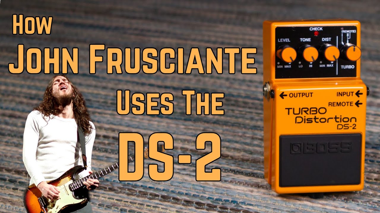 Как Джон Фрушанте использует педаль дисторшна Boss DS-2 Turbo