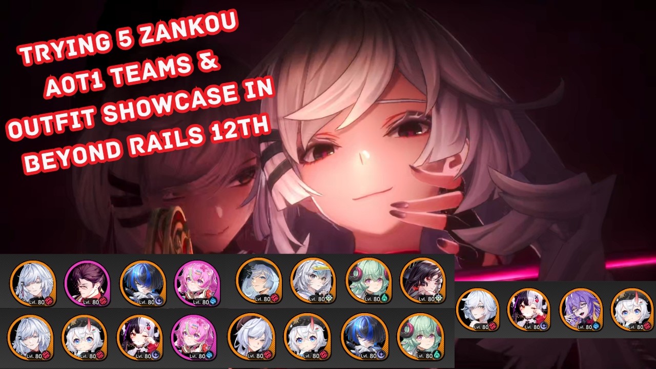 NTE Zankou A0T1 Trying 5 Teams & Skin Showcase in Beyond The Rails 12th & I Give Rating