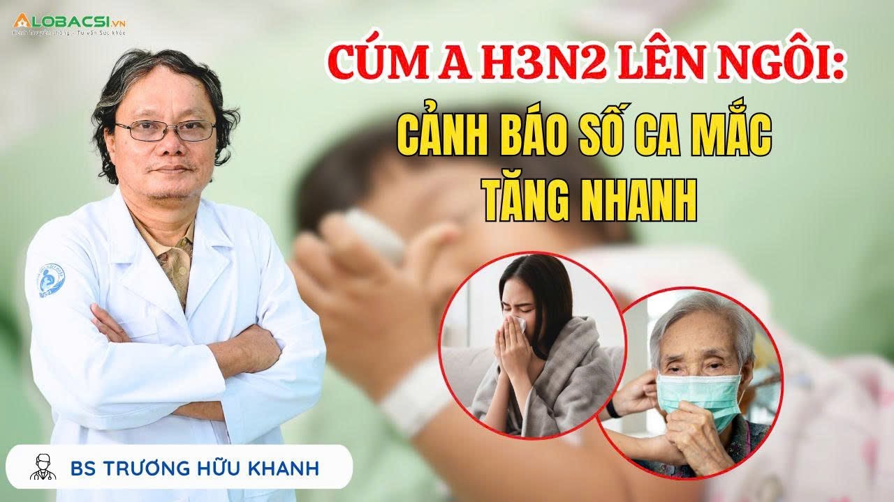 C&uacute;m A H3N2 l&ecirc;n ng&ocirc;i: cảnh b&aacute;o ca mắc tăng nhanh | Video AloBacsi