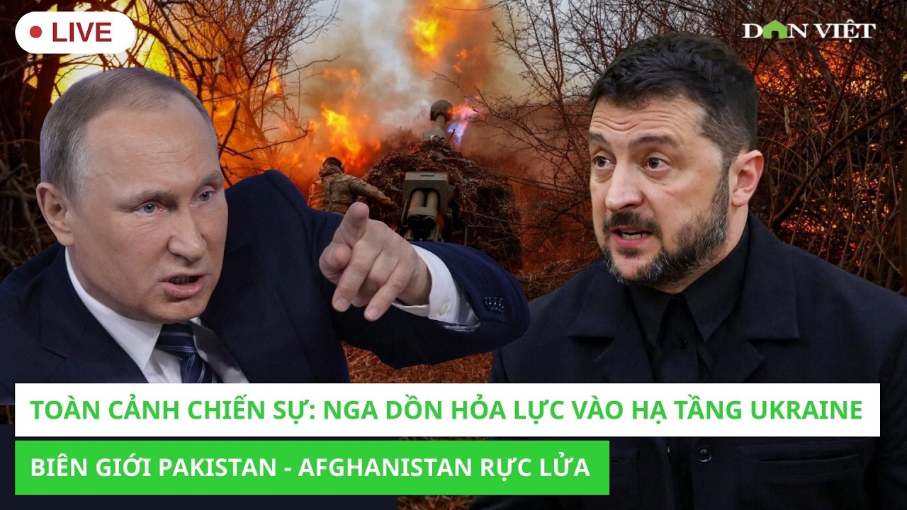 Thời Sự Quốc Tế Ngày 28/2: Nga dồn hỏa lực vào hạ tầng Ukraine