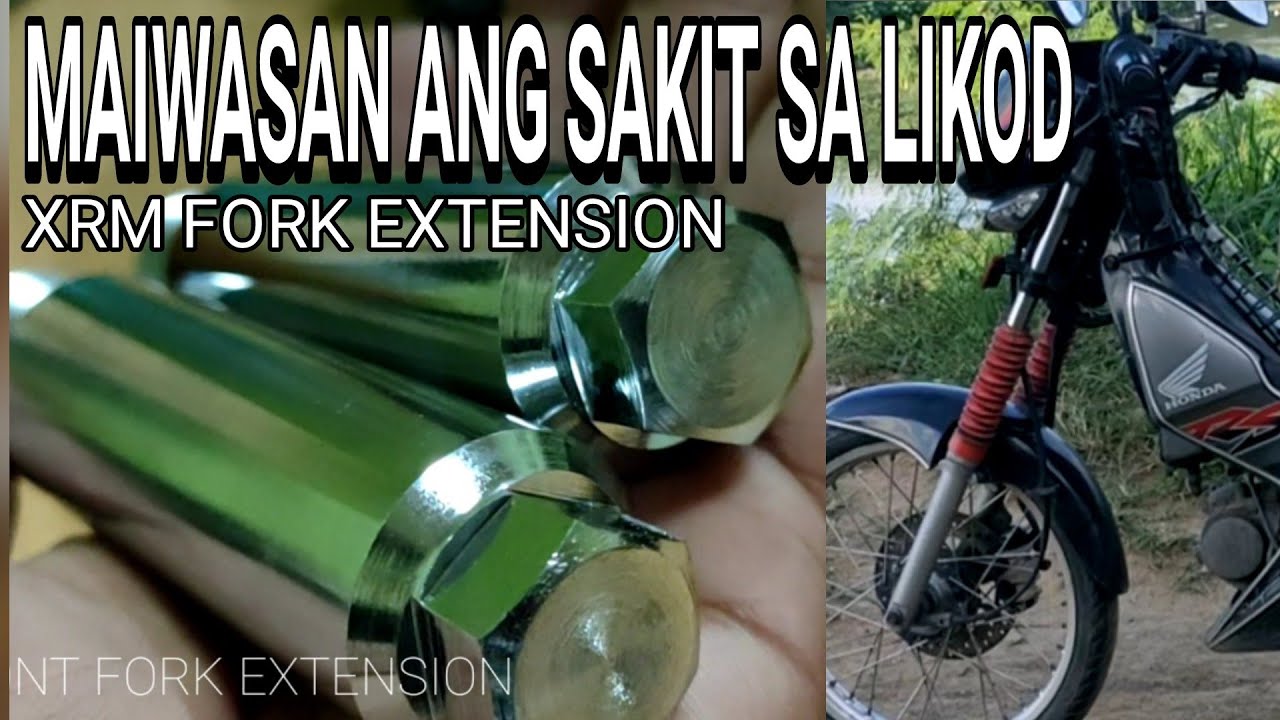 Motorcycle FORK EXTENTION FRONT LIFTER INSTALLED // Honda RS 125