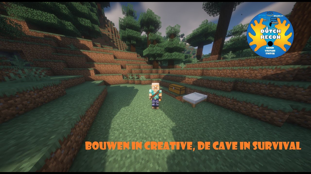 Creative bouwen en de cave in survival