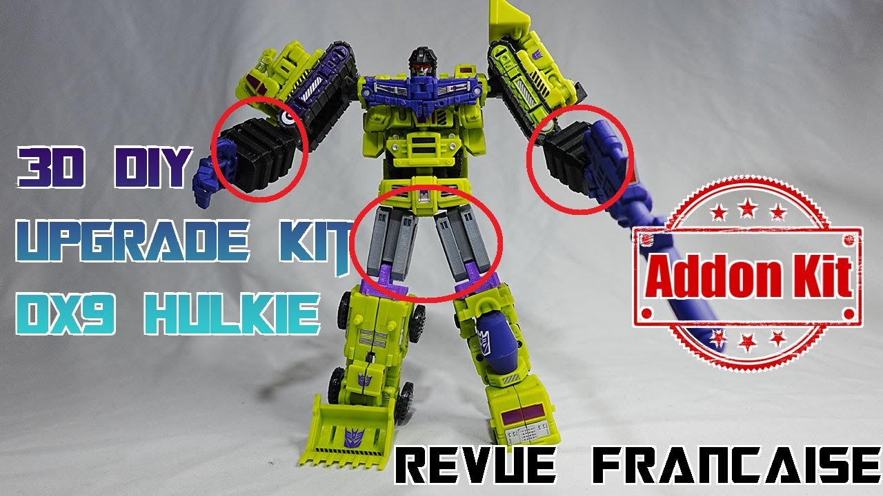 [Francais] Revue Video de 3D DIY Accessoires Upgrade Kit pour DX9 Hulkie
