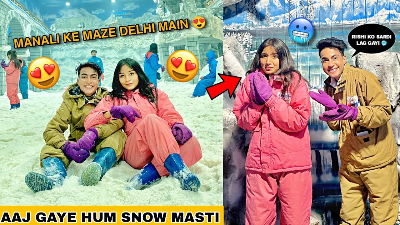 Aaj Gaye Hum Snow Masti 😍 | Rishu Ko Lag Gayi Sardi 🥶 | Justin Romio