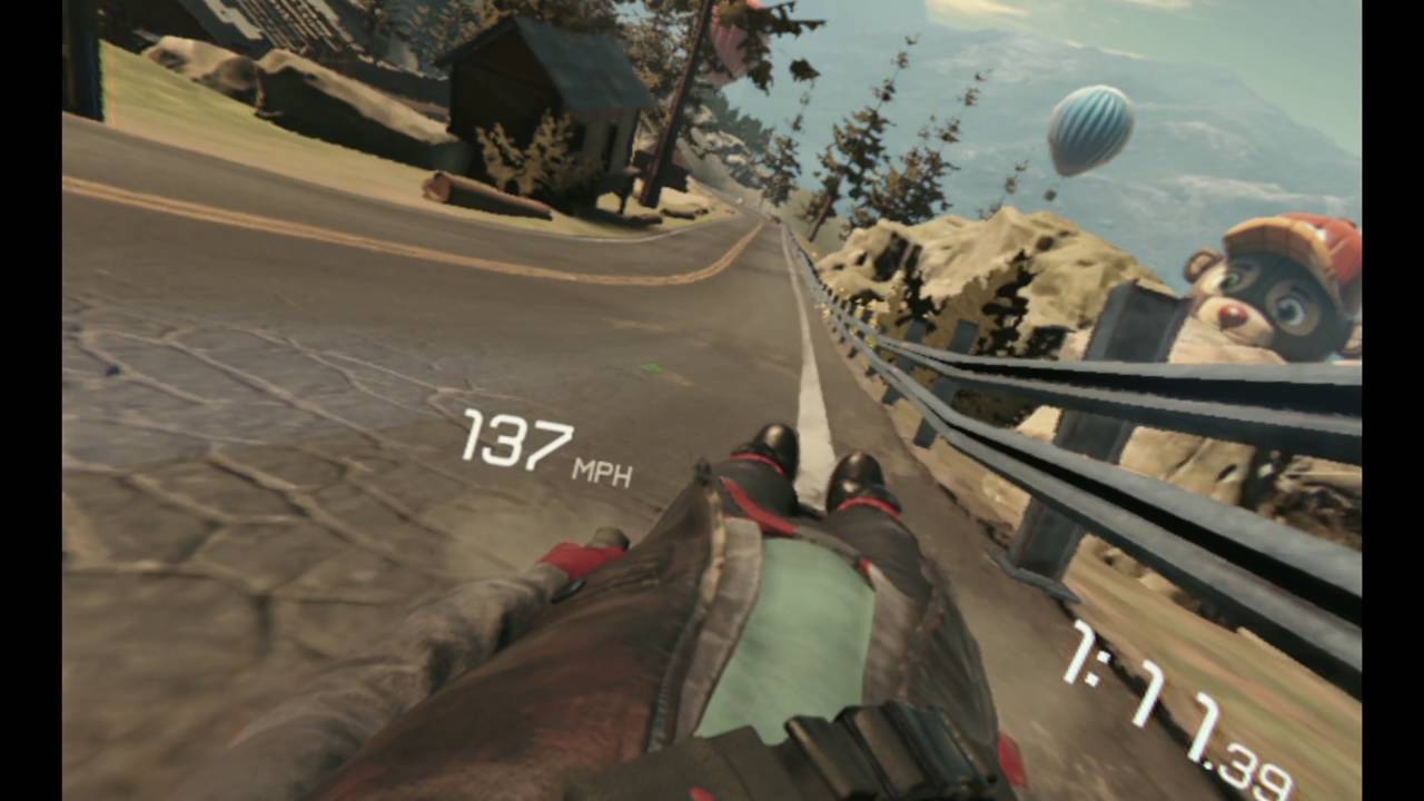 VR Luge PlayStation VR - Walkthrough