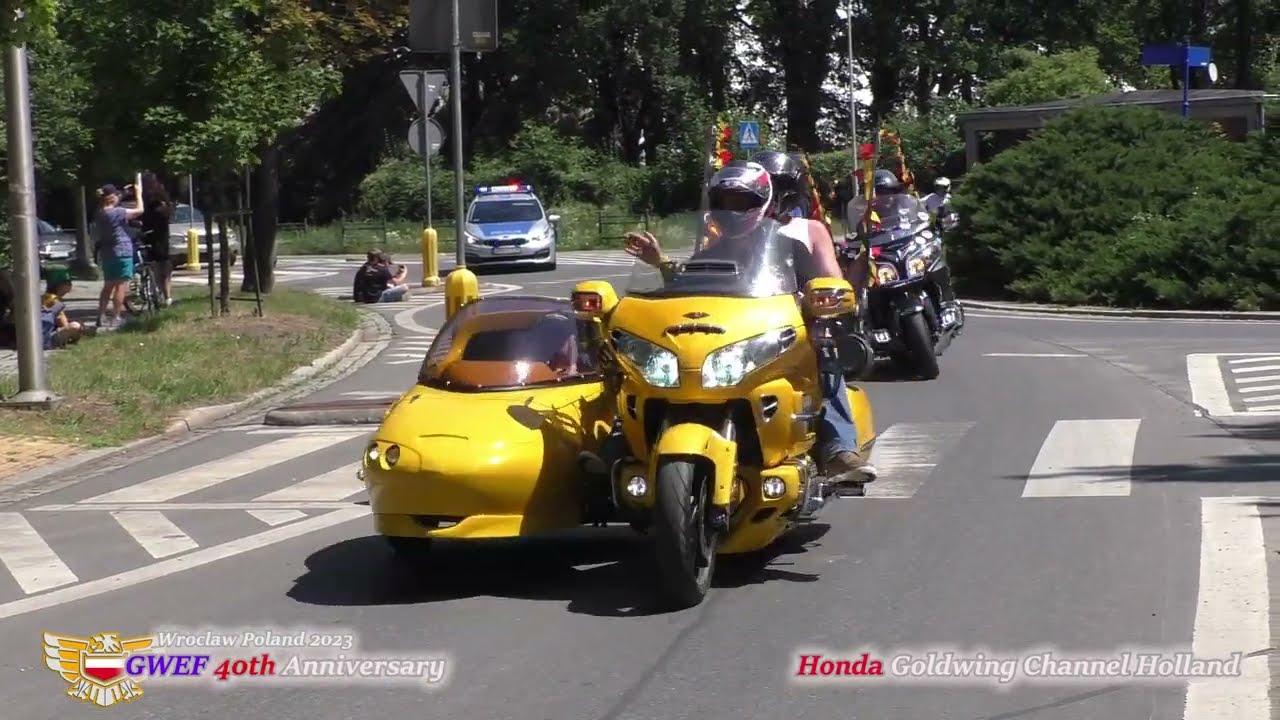 Parade of Nations Wrocław Goldwing Treffen 2023 Poland