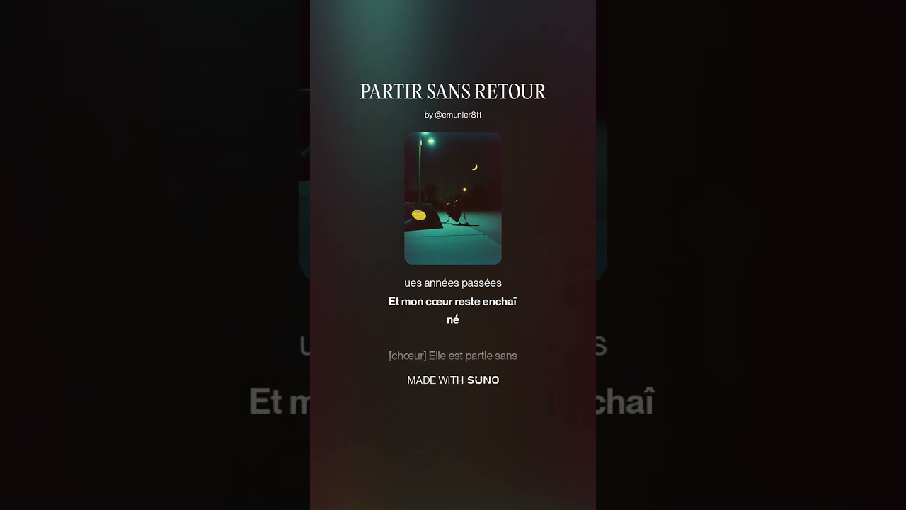 PARTIR SANS RETOUR