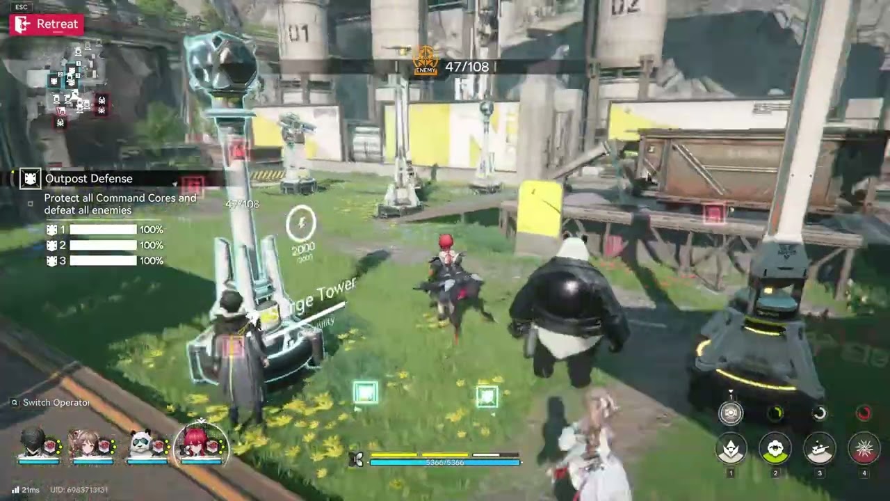 Arknights Endfield : Science Hub Camp - Imminent Incursion lv 4