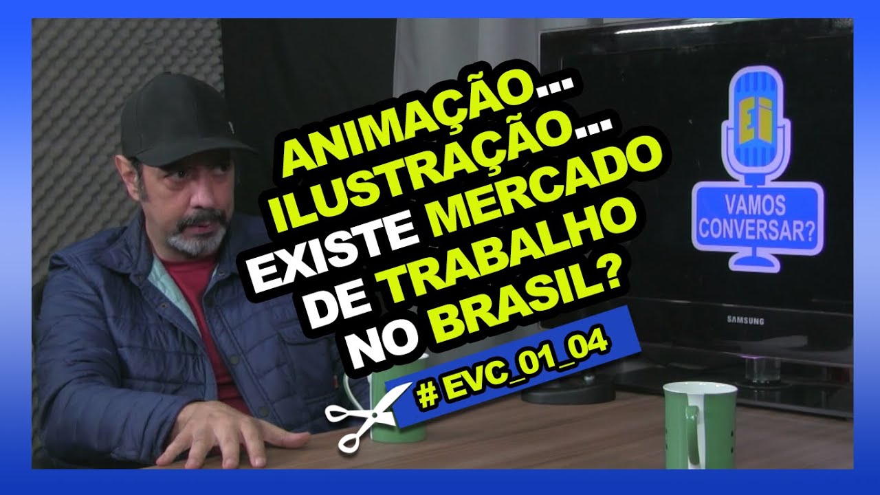 Anima&ccedil;&atilde;o...Ilustra&ccedil;&atilde;o...Existe mercado de trabalho no Brasil? | Cortes do Ei, Vamos Conversar?