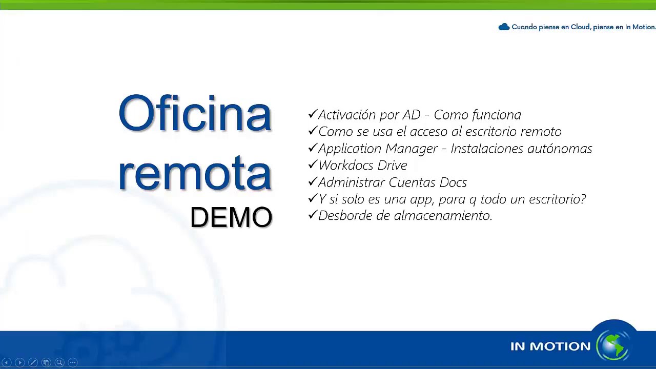 Oficina Remota Parte 1  - Como funciona AWS Workspace desde el usuario