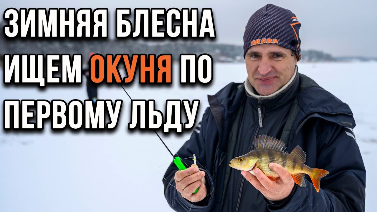Зимняя блесна, ищем окуня по первому льду