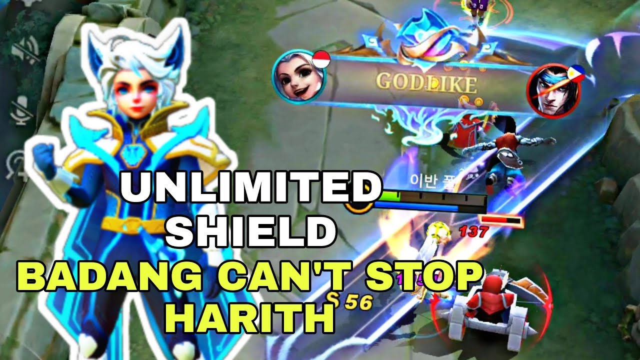 HARITH OFFLANE BUILD UNLIMITED SHIELD🔥 | MUST WATCH!!!😱  | HARITH GAMEPLAY | SOLO RANK - MLBB