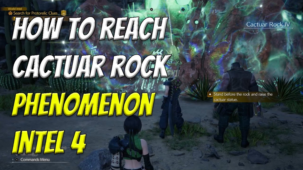 How to reach the Cactuar Rock for Phenomenon Intel 4 (Corel Region) | Final Fantasy 7 Rebirth