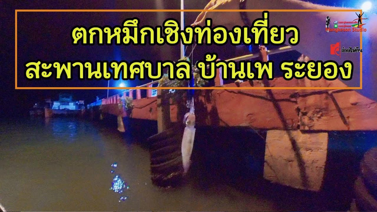 ตกหมึกเชิงท่องเที่ยว สะพาน ทต.บ้านเพ ระยอง  #ตกหมึก  #ตกหมึกชายฝั่ง  #บ้านเพ   #ระยอง