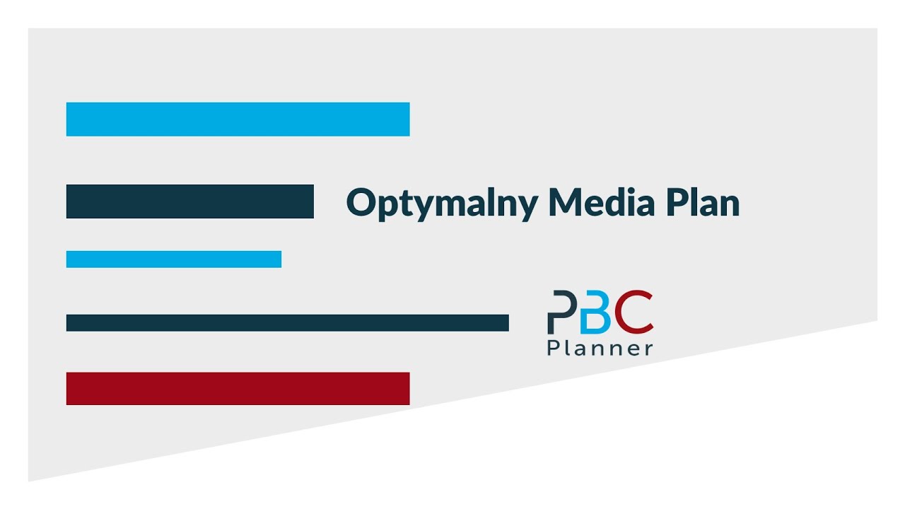 Optymalny Media Plan l PBC Planner