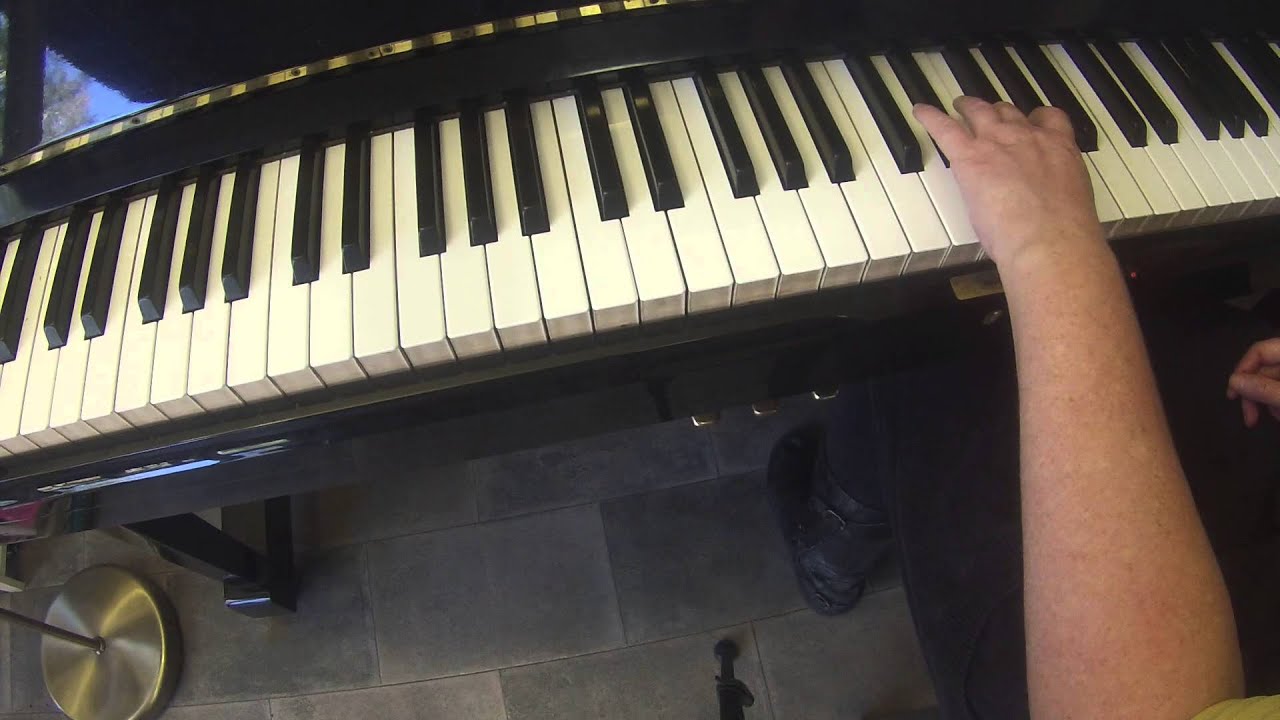 A harmonic minor scale  |  2 octaves on piano  |  left hand - SLOW