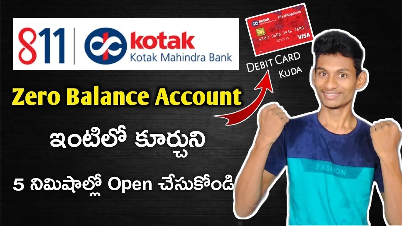 Kotak 811 Zero Balance Account In Telugu | How To Open Kotak Bank Online In Telugu | TrickyTuts
