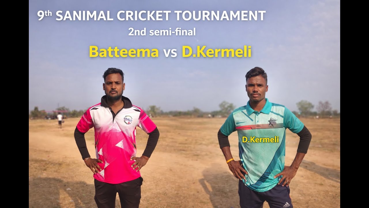 🔴 LIVE-D.KERMELIVS BATTERMA 🔥2ndSEMI-FINAL,SANIMAL CRICKET TOURNAMENT