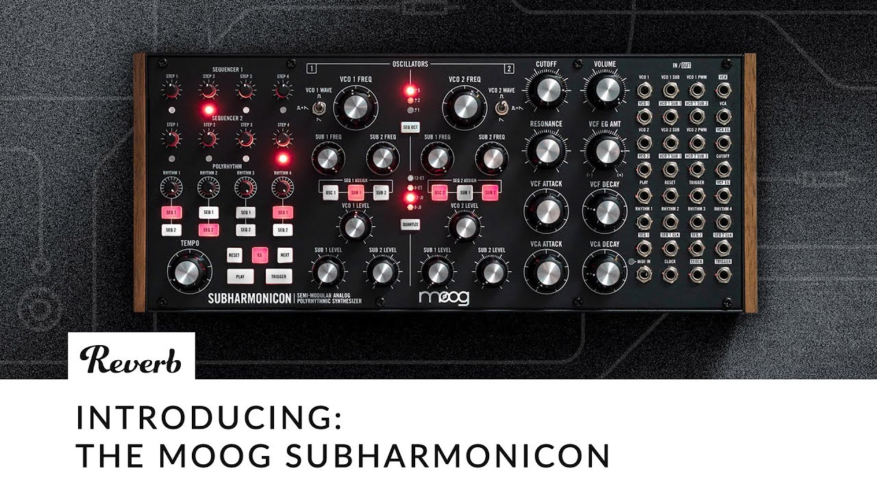 Полумодульный полиритмический синтезатор Moog Subharmonicon