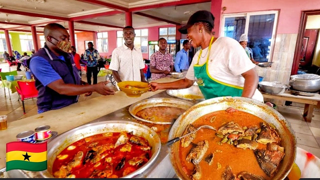 Mouthwatering African street food tour Sege Ghana 🇬🇭 West Africa 🌍@truemamle6184