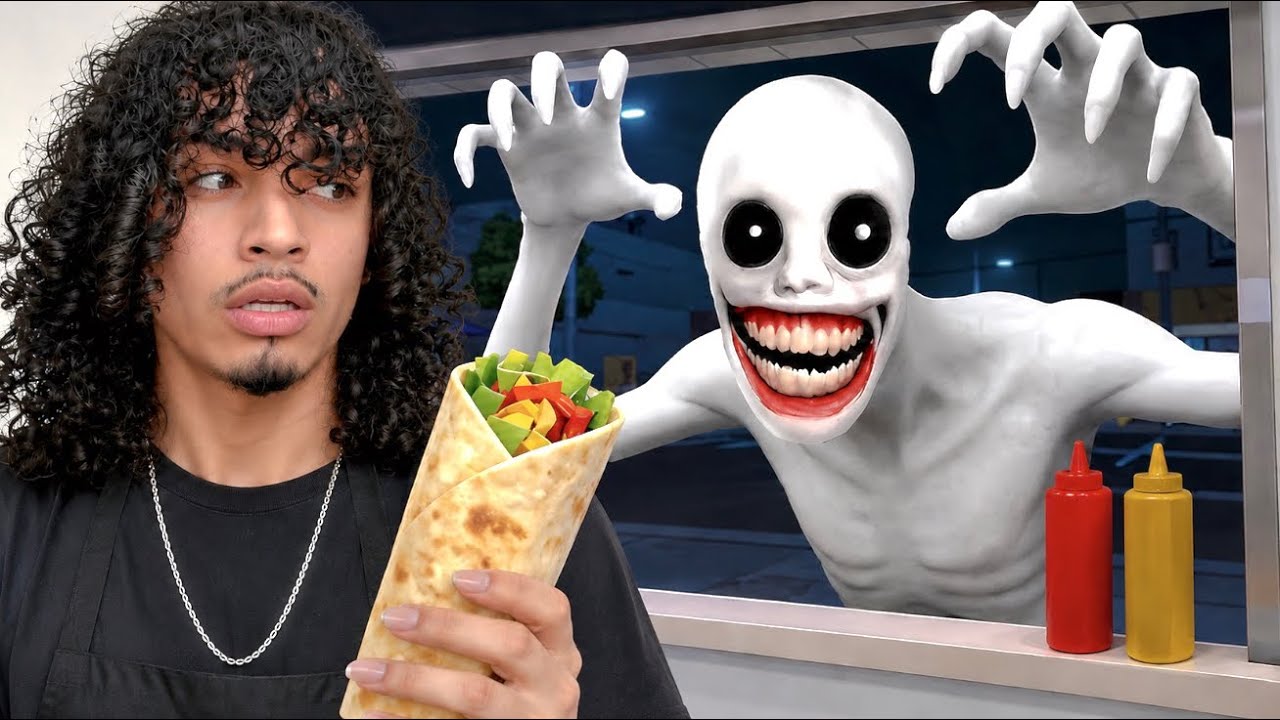 Playing ROBLOX Scary Shawarma Kiosk For The First Time