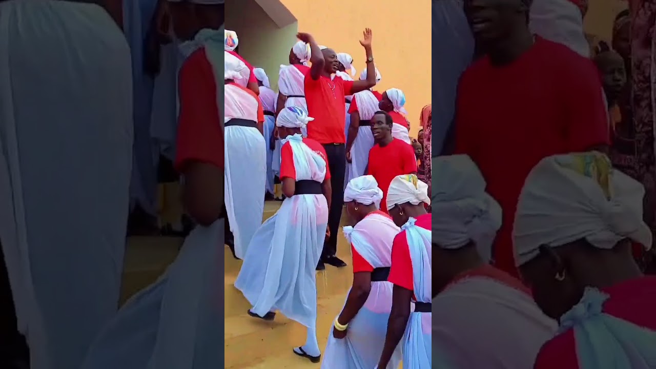 Amazing welcoming of thiec nhialic in koboko at st John Jerusalem