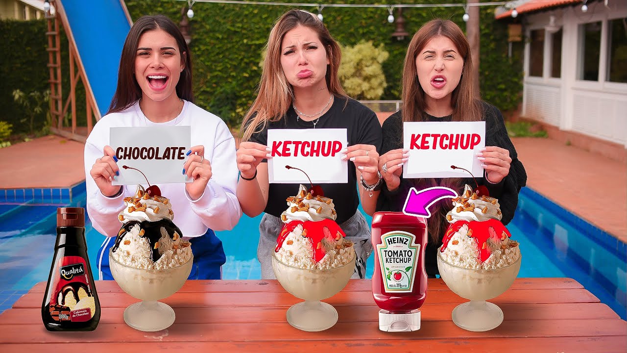 CHOCOLATE OU KETCHUP!!!