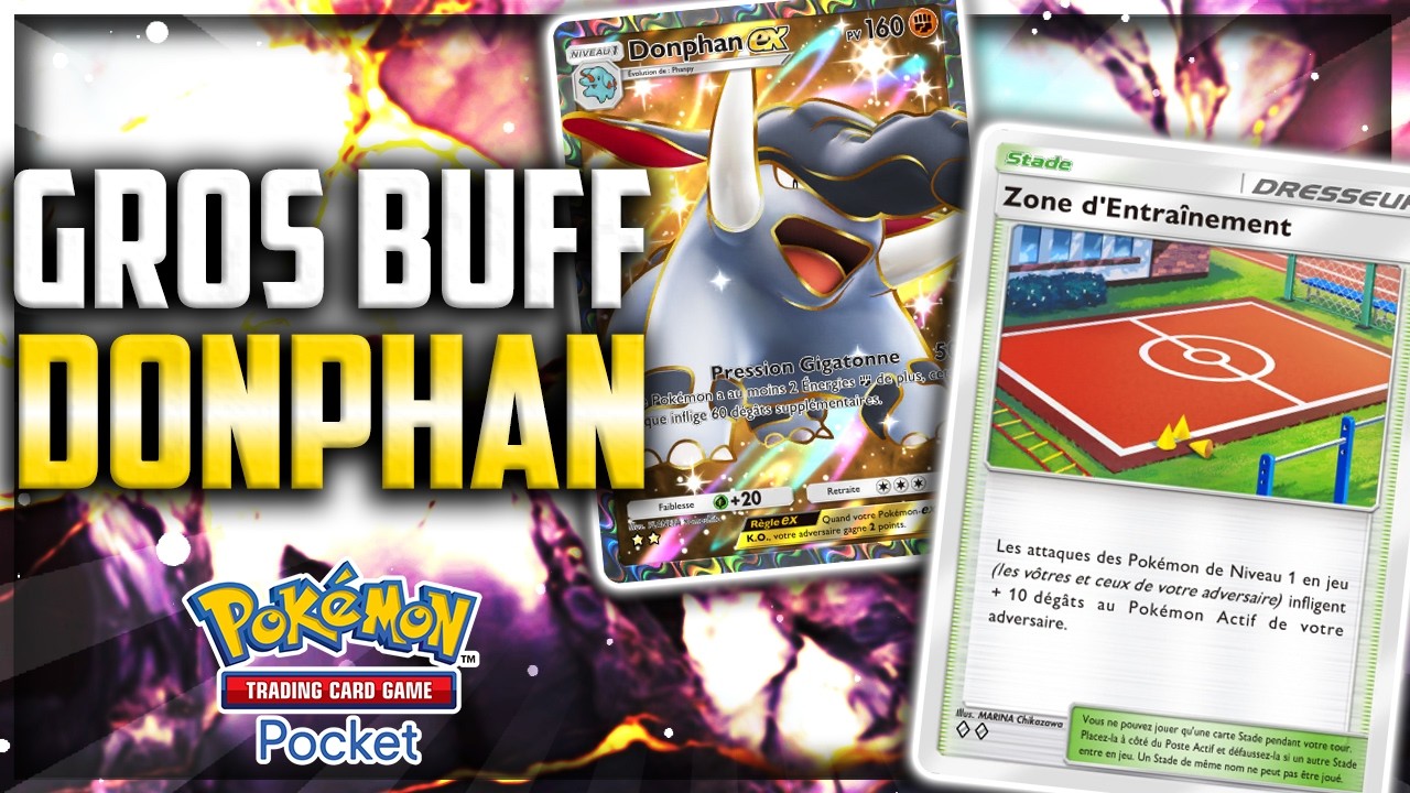 La NOUVELLE CARTE STADE qui BUFF DONPHAN sur Pokemon TCG Pocket