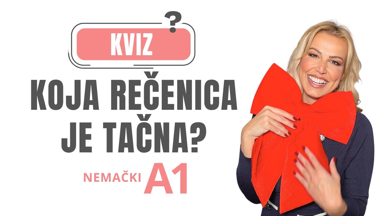 Testiraj svoje znanje nemačkog A1// INTERAKTIVNI KVIZ