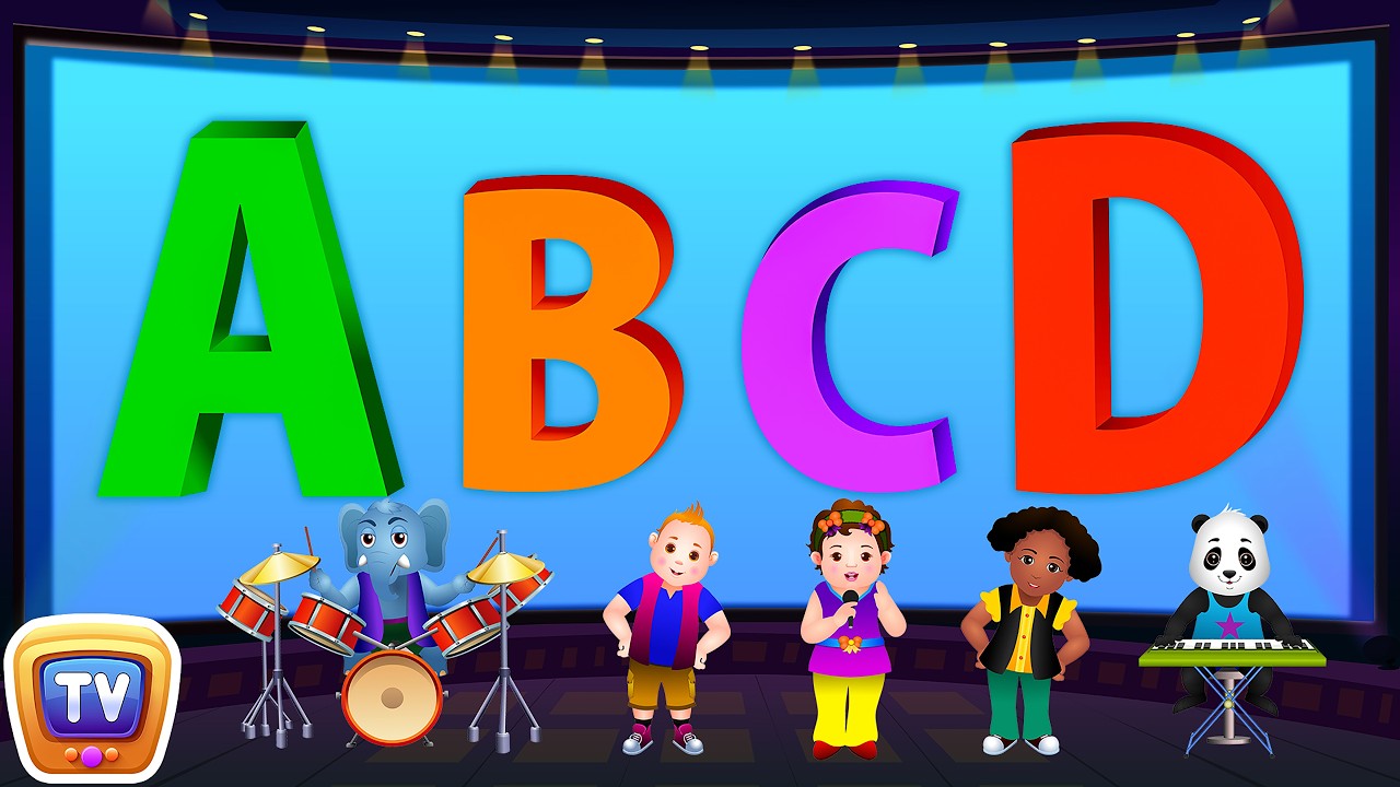 ABCD Alphabet Song - Nursery Rhymes Karaoke Songs For Children | ChuChu TV Rock 'n' Roll