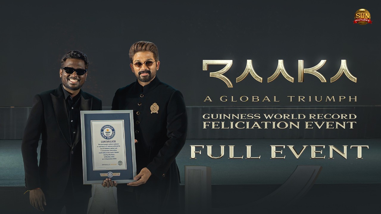 #RAAKA - Global Triumph | Full Event  | Allu Arjun | Sun Pictures | Atlee
