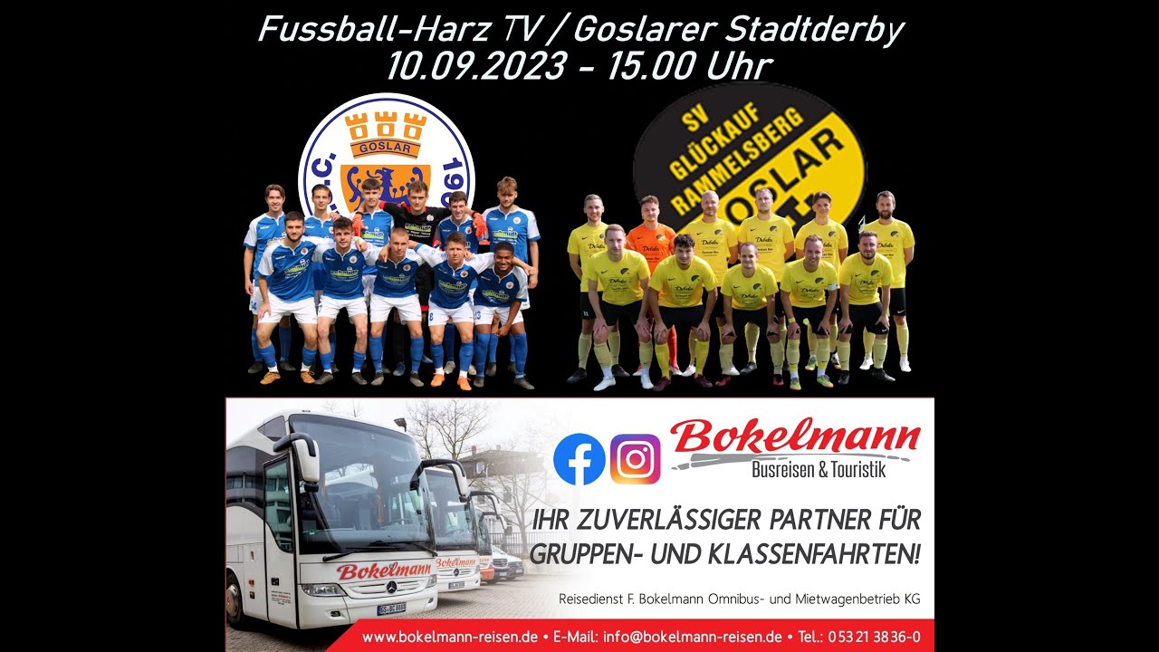 10.09.2023, Goslarer SC - SV Rammelsberg 6:1 (1:0) Bezirksliga Braunschweig 3