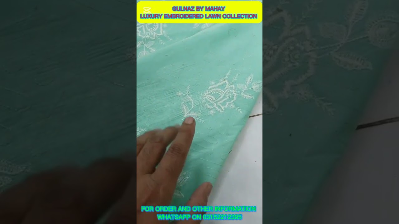 Gulnaz by Mahay Luxury Embroidred Lawn Colection #embroidery #lawn #trending #ytshorts #viral #reels