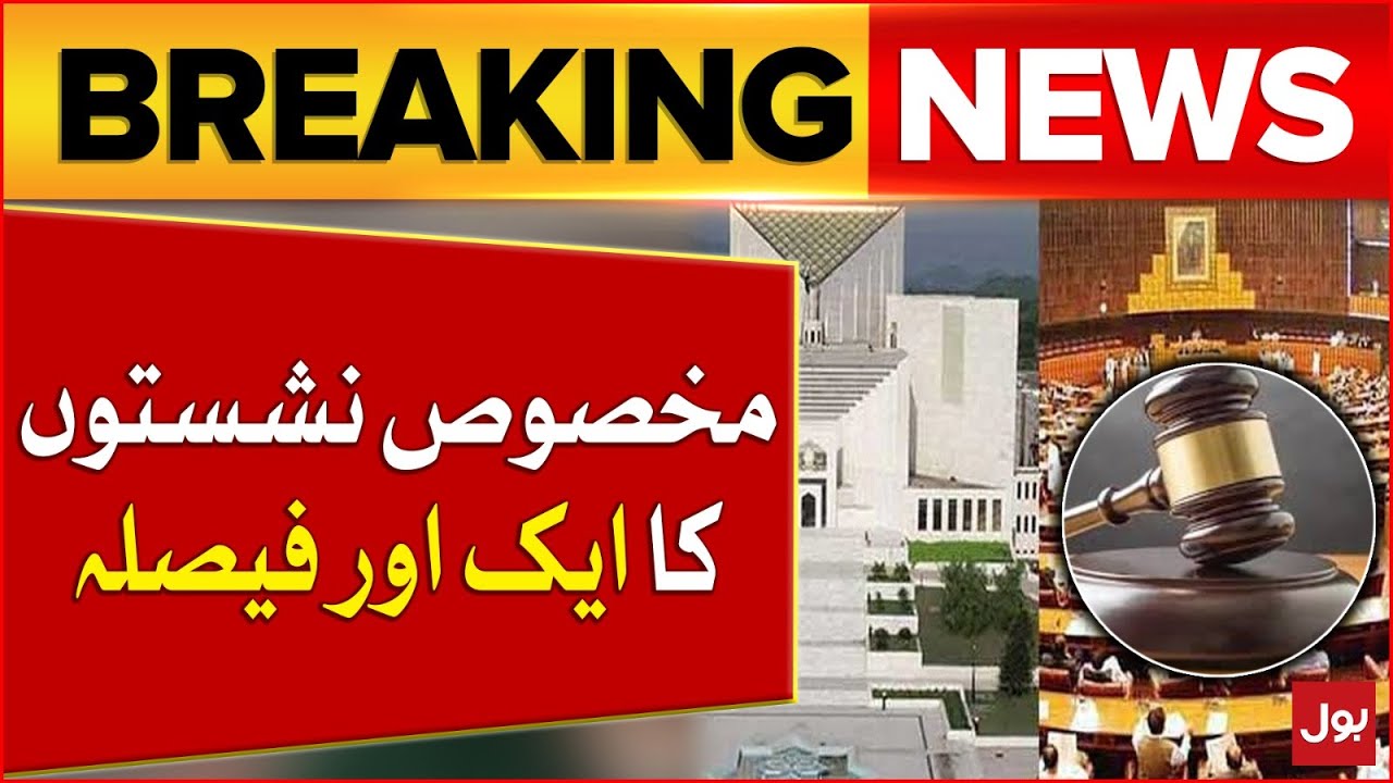 Reserved Seats Case Another Verdict | Supreme Court | PTI BAN | Election Commission | Breaking News