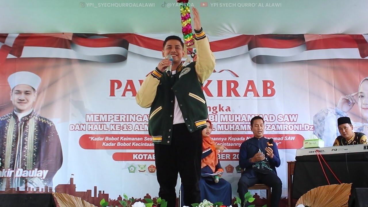 SHOLAWATAN BARENG SYAKIR DAULAY ||  MAULID NABI MUHAMMAD SAW YPI Syech Qurro Al Alawi Cikampek