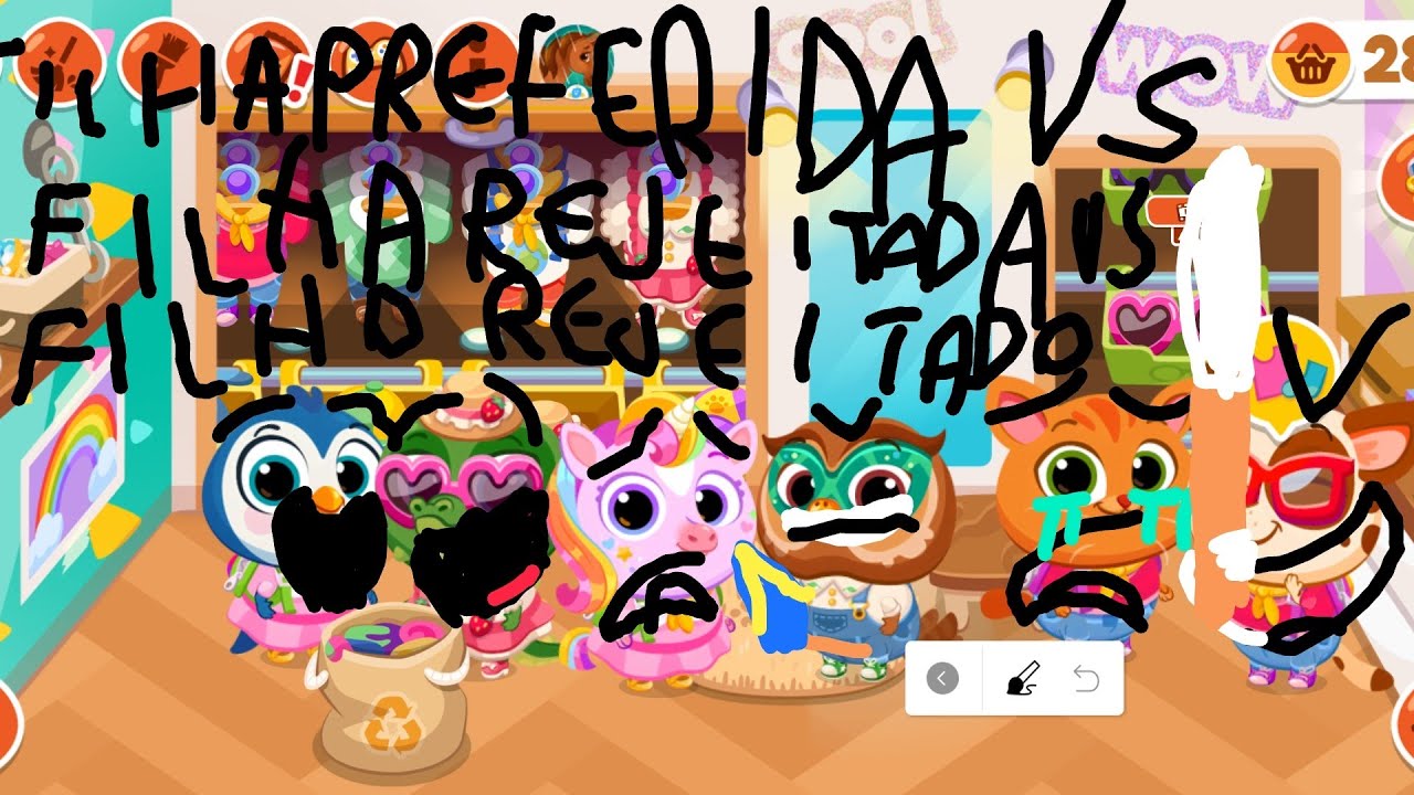 Filha preferida vs filha rejeitada vs filho rejeitado (a casa de um amigo)