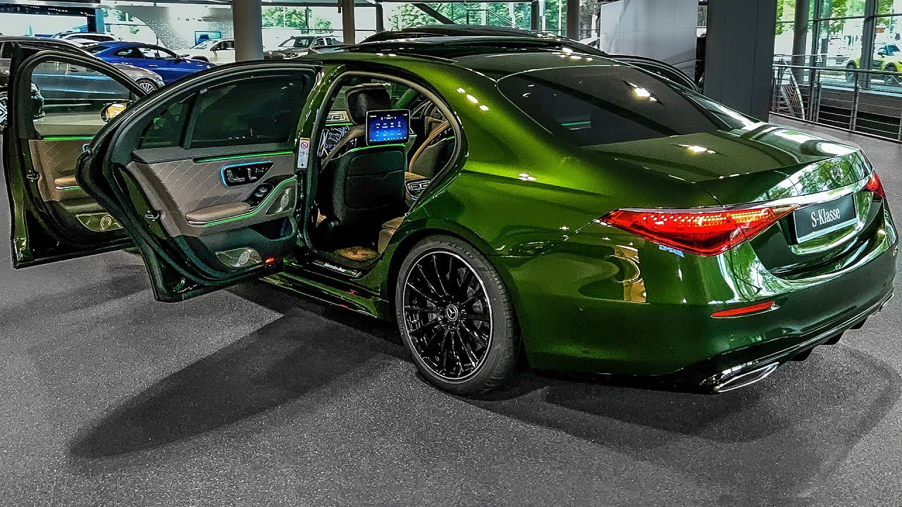 Mercedes S-Class 2025 года — усовершенствованный высокотехнологичный ультрароскошный седан!