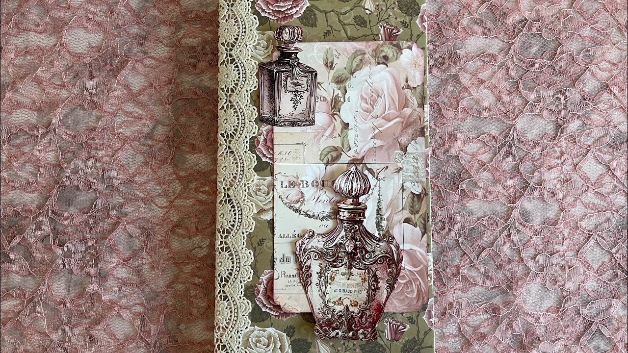 Weekend crafting with The Vintage Paper Girl! Large accordion folio folder using 12”x12” paper pads.