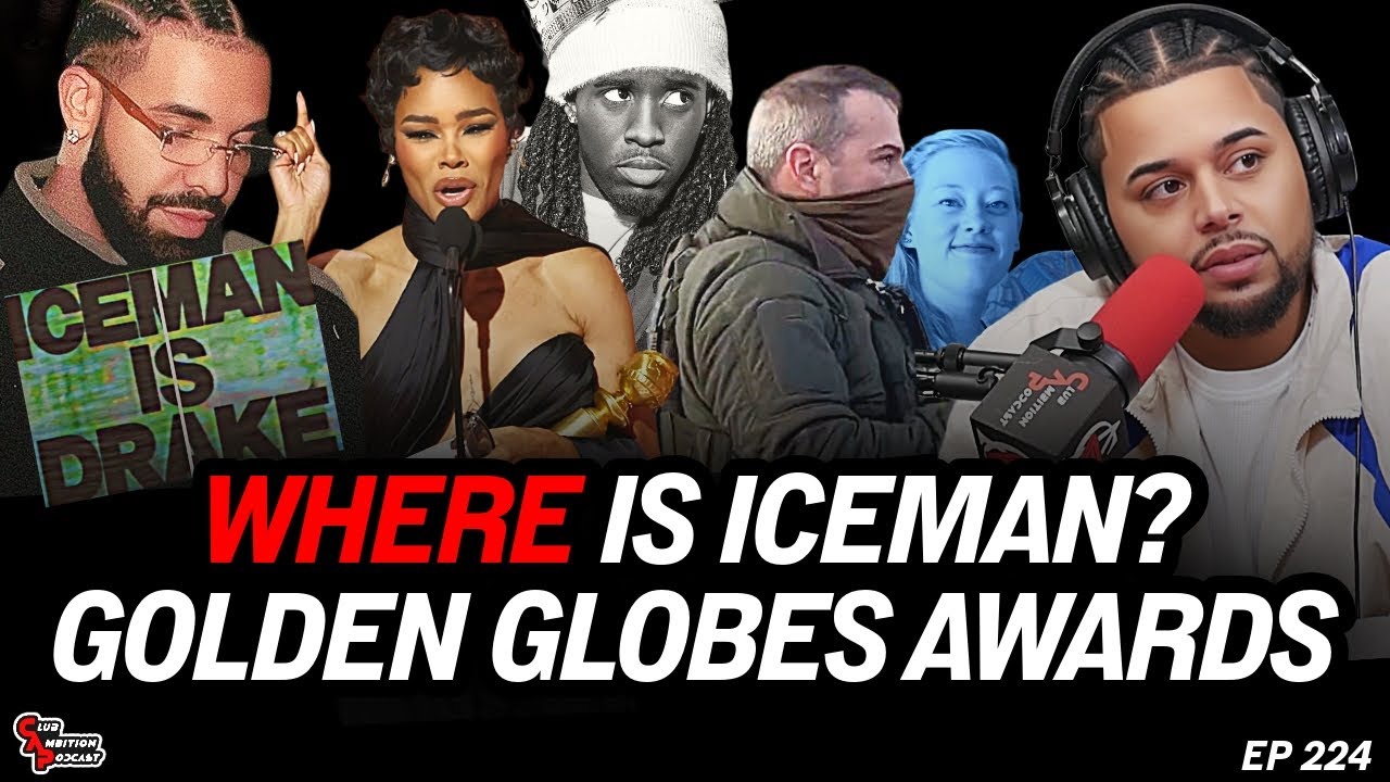 Where Is ICEMAN & The Fall Off! Kai Cenat Is Retiring? Golden Globes Recap | CAP Episode 224