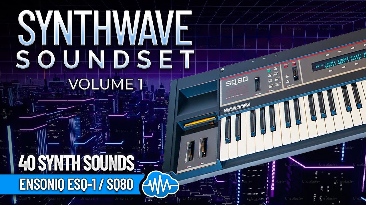 ENSONIQ ESQ-1 / SQ80 ♫ 40 Custom Sounds ► SYNTHWAVE SOUNDSET