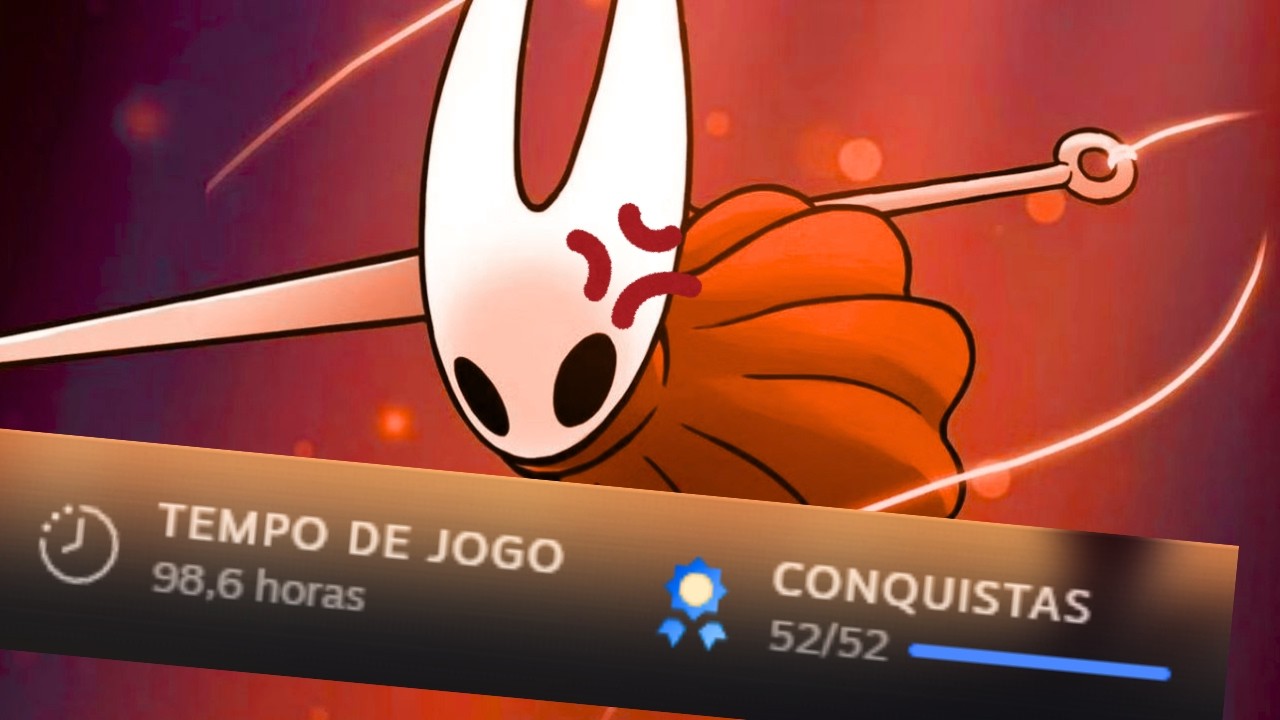 Platinei HOLLOW KNIGHT SILKSONG e fiquei MALUCO no processo