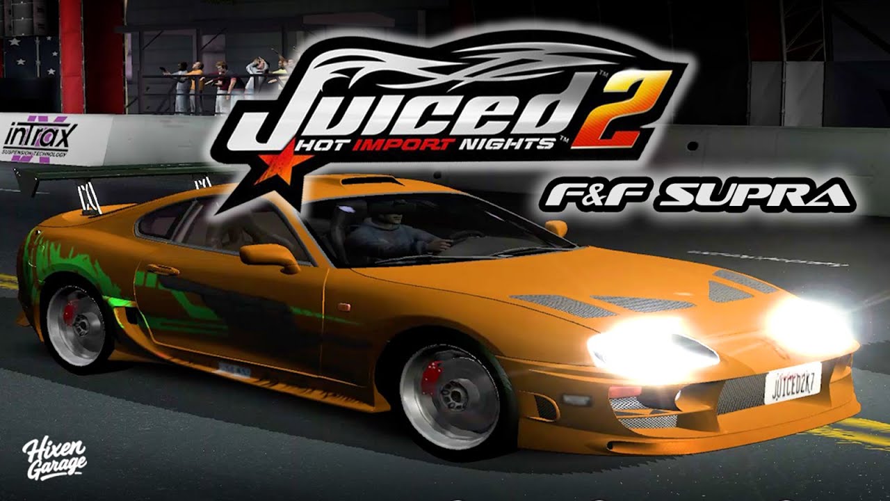 Juiced 2 - Paul Walker MK4 Supra Replica Customizations + Test Race
