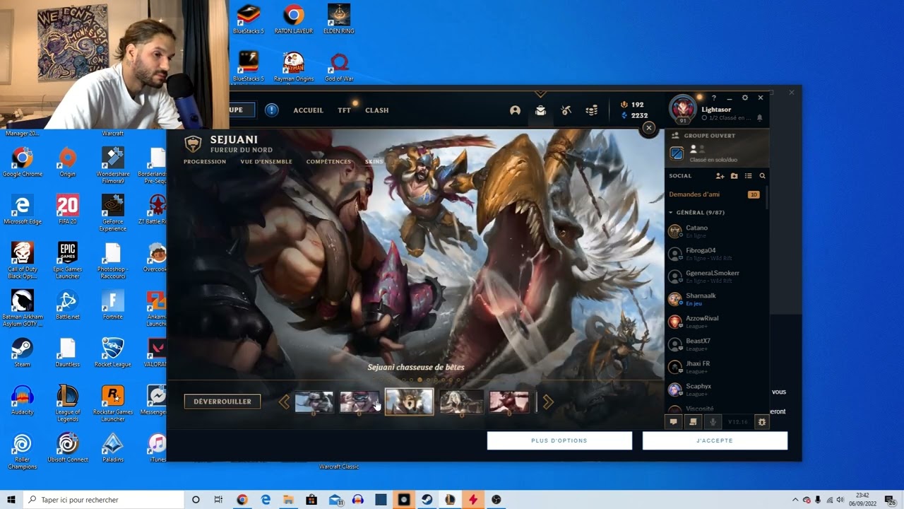ASMR FRAN&Ccedil;AIS / OUVERTURE COFFRE DANS LOL
