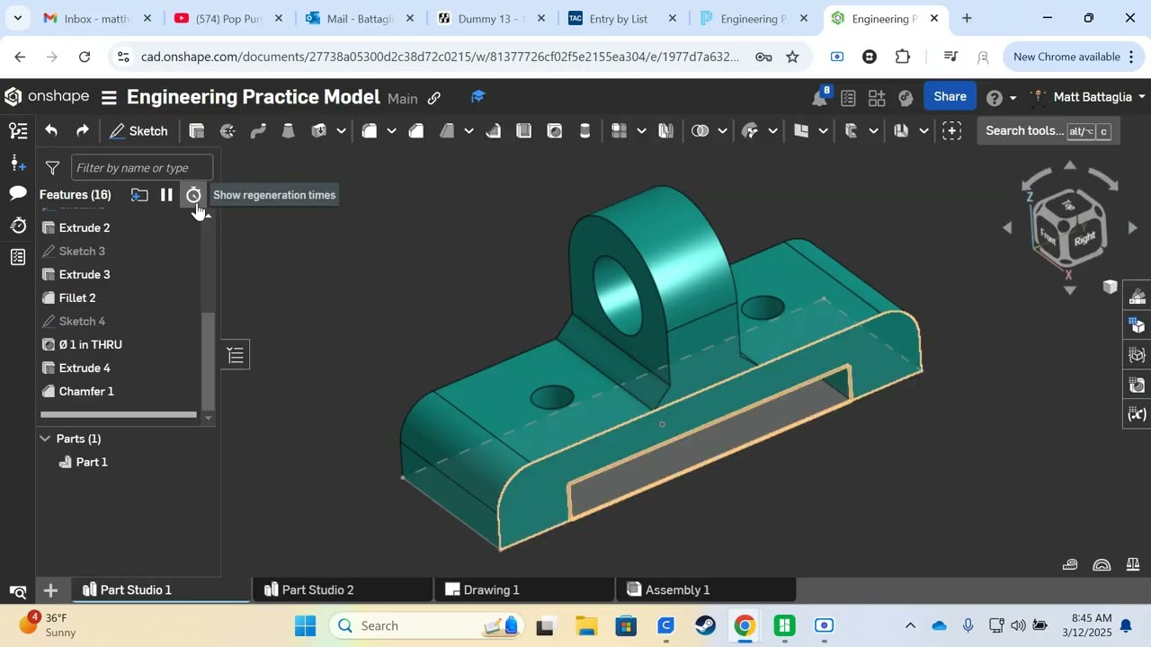 Engineering Practice Model Screen Recording