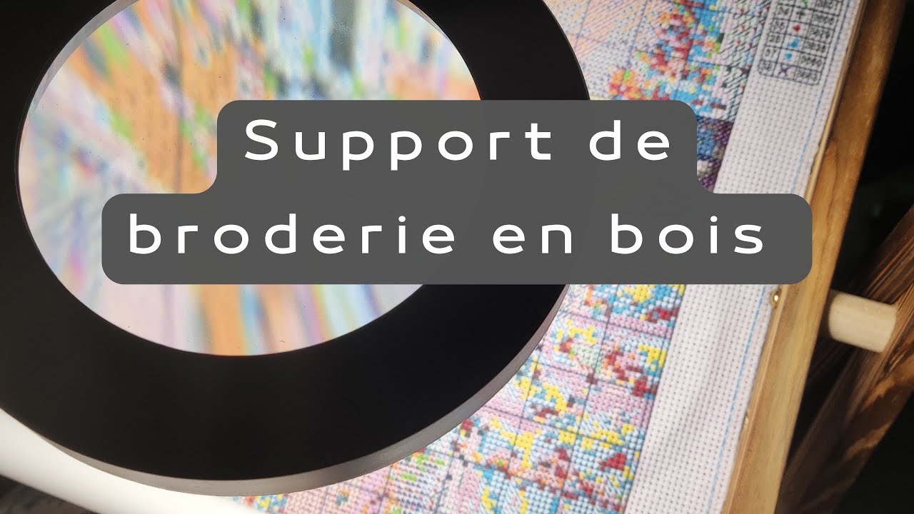support de broderie en bois #jackiescrossstitch