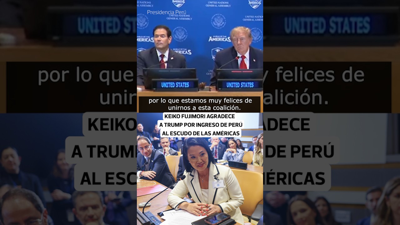 Keiko Fujimori agradece a Trump por ingreso de Per&uacute; al Escudo de las Am&eacute;ricas | El Comercio