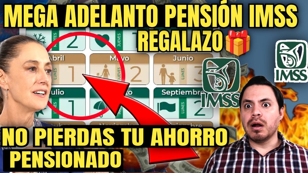 PENSION IMSS REGALO ADELANTADO A PENSIONADOS EN MARZO🎁🤩IMSS LANZA 2 ADVERTENCIAS A JUBILADOS URGENTE